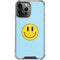 Blue Happy Face iPhone 15 Pro Max Clear Case