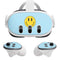 Blue Happy Face Meta Quest 3 Skin