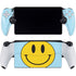 Blue Happy Face PlayStation Portal Remote Player Skin