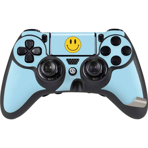 Blue Happy Face PS4/PC SCUF Impact Controller Skin