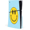 Blue Happy Face PS5 Slim Disk Console Skin