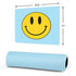 Blue Happy Face Gaming Mouse Pad
