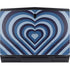 Blue Heart Pattern Dell Alienware Skin