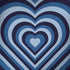 Blue Heart Pattern Dell Alienware Skin