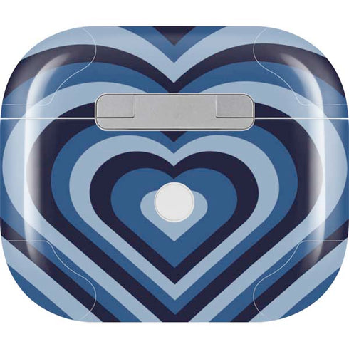 Blue Heart Pattern Apple AirPods (3rd Gen 2021) Skin