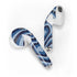 Blue Heart Pattern Apple AirPods Skin