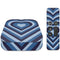 Blue Heart Pattern Apple TV Skin