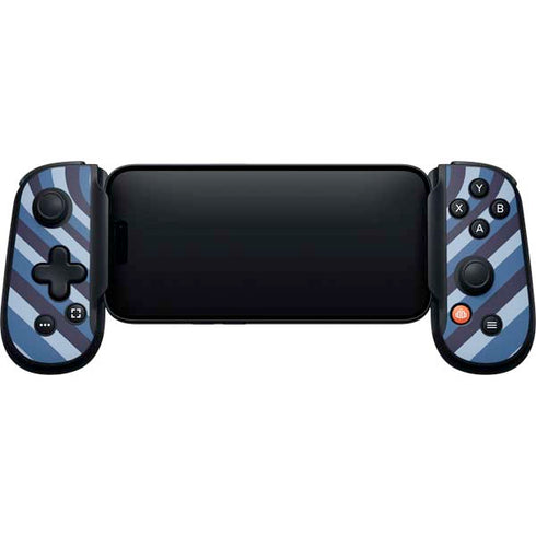 Blue Heart Pattern Backbone One for iPhone Game Controller Skin