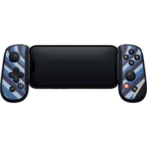 Blue Heart Pattern Backbone One for iPhone Game Controller Skin