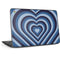 Blue Heart Pattern HP Chromebook Skin