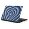 Blue Heart Pattern Samsung Chromebook Skin