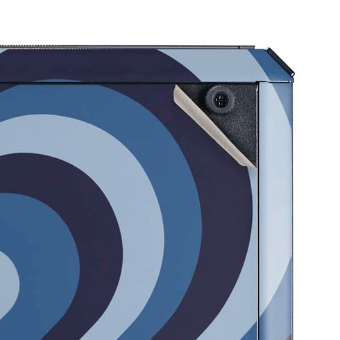 Blue Heart Pattern Cooler Master MasterBox Q300L Mini Tower Skin