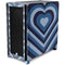 Blue Heart Pattern Corsair 4000D Tempered Glass Mid-Tower ATX Case Skin
