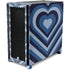 Blue Heart Pattern Corsair 4000D Tempered Glass Mid-Tower ATX Case Skin