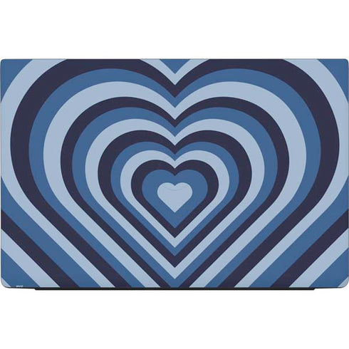 Blue Heart Pattern Dell Vostro Skin