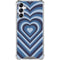 Blue Heart Pattern Galaxy A15 5G Clear Case