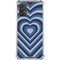 Blue Heart Pattern Galaxy A32 5G Clear Case