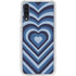 Blue Heart Pattern Galaxy A50 Clear Case