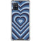 Blue Heart Pattern Galaxy A51 5G Clear Case