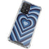 Blue Heart Pattern Galaxy A52 5G Clear Case