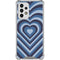 Blue Heart Pattern Galaxy A53 5G Clear Case