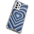 Blue Heart Pattern Galaxy A53 5G Clear Case
