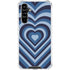 Blue Heart Pattern Galaxy A54 5G Clear Case