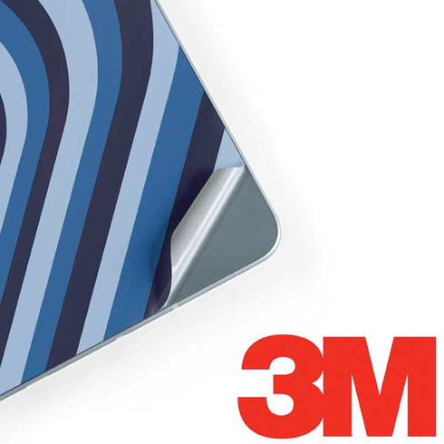 Blue Heart Pattern Galaxy Book 12in Skin