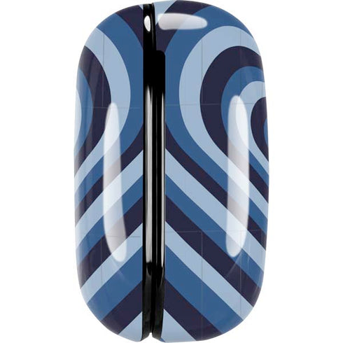 Blue Heart Pattern Galaxy Buds Pro Skin