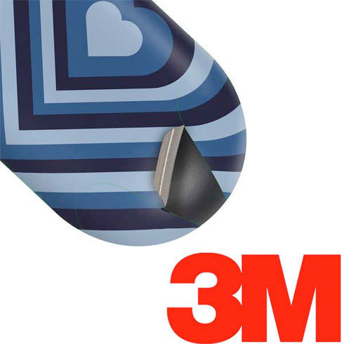 Blue Heart Pattern Galaxy Buds Skin