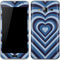Blue Heart Pattern Galaxy J3 Skin