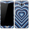 Blue Heart Pattern Galaxy J7 Skin