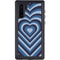 Blue Heart Pattern Galaxy Note 10 Waterproof Case