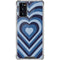 Blue Heart Pattern Galaxy Note20 5G Clear Case