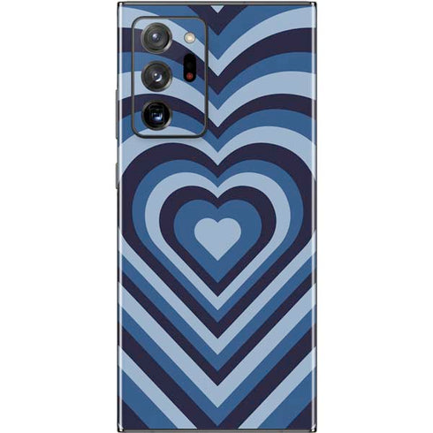 Blue Heart Pattern Galaxy Note20 Ultra 5G Skin