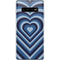 Blue Heart Pattern Galaxy S10 Plus Skin