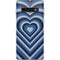 Blue Heart Pattern Galaxy S10 Skin