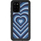 Blue Heart Pattern Galaxy S20 Plus Waterproof Case