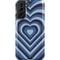 Blue Heart Pattern Galaxy S21 FE Pro Case