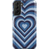 Blue Heart Pattern Galaxy S21 FE Pro Case