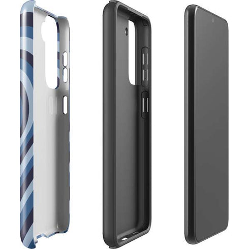 Blue Heart Pattern Galaxy S21 FE Pro Case