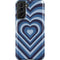 Blue Heart Pattern Galaxy S21 Plus 5G Pro Case