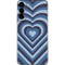 Blue Heart Pattern Galaxy S22 Plus Skin