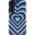 Blue Heart Pattern Galaxy S22 Pro Case