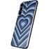 Blue Heart Pattern Galaxy S22 Skin