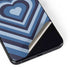Blue Heart Pattern Galaxy S22 Skin