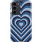 Blue Heart Pattern Galaxy S23 Plus Pro Case