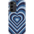 Blue Heart Pattern Galaxy S23 Plus Pro Case