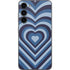 Blue Heart Pattern Galaxy S23 Plus Skin