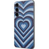 Blue Heart Pattern Galaxy S23 Plus Skin